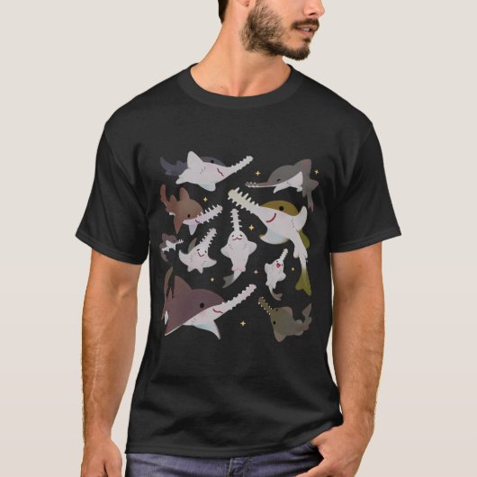 Zaagvis T-shirt (Voorkant)