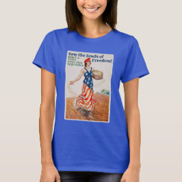 Zaai de Zaden van de Vrijheid! (donker) T-shirt