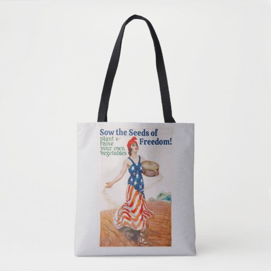 Zaai de Zaden van de Vrijheid! Schoudertas Tote Bag (Voorkant)