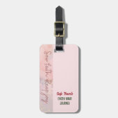 Zaai geloof. Reap joy - Bagagelabel (Voorkant verticaal)