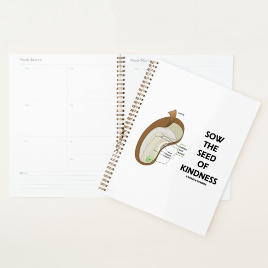 Zaai het zaad van de Kindness Dicotyledon Bean Adv Planner (Display)