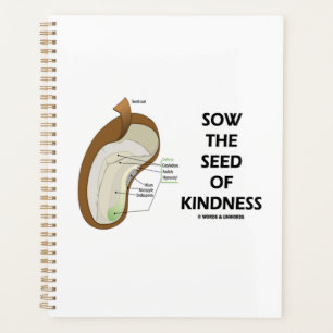 Zaai het zaad van de Kindness Dicotyledon Bean Adv Planner