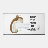 Zaai het zaad van succes dicotyledon Bean Seed Bureaumat (Keyboard & Muis)