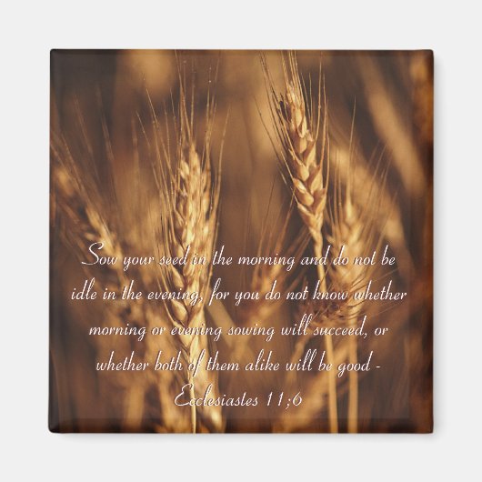 Zaai je zaad... - Magneet (Voorkant)