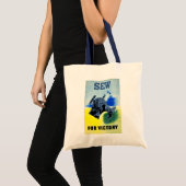 Zaai of overwinning tote bag (Voorkant (product))
