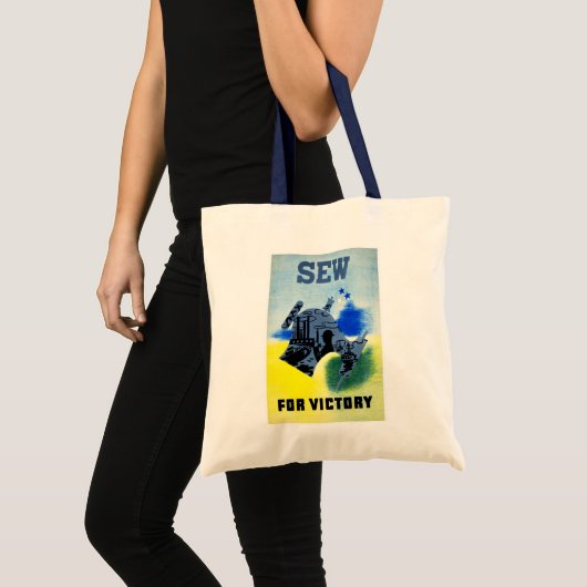 Zaai of overwinning tote bag (Voorkant (product))