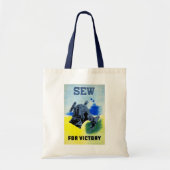 Zaai of overwinning tote bag (Voorkant)
