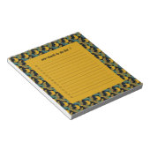 Zaai veel om het vogelpatroon van de Zewielkust va Notitieblok (Schuin)