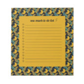 Zaai veel om het vogelpatroon van de Zewielkust va Notitieblok (Voorkant)