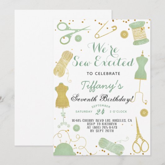 Zaaidag met uitzondering van naaigarnaal kaart (Voorkant / Achterkant)