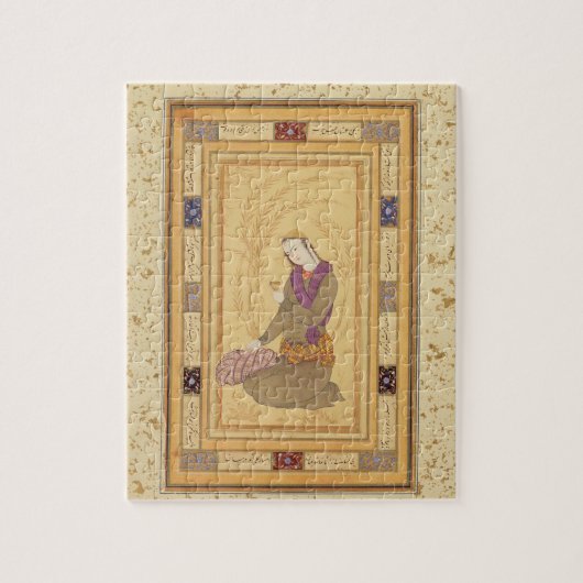 Zaaide jeugd met een beker, van de Grote Kop A Legpuzzel (Verticaal)