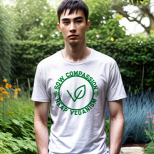 Zaaien Compassie, Reap Veganisme - Milieuvriendeli T-shirt
