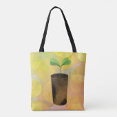 Zaaien een zaadje tote bag (Achterkant)
