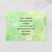 Zaaien een zaadje visitekaartje (Achterkant)