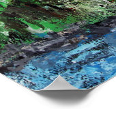 Zaaien op Eagles Wings - Bald Eagle Painting Poster (Hoek)