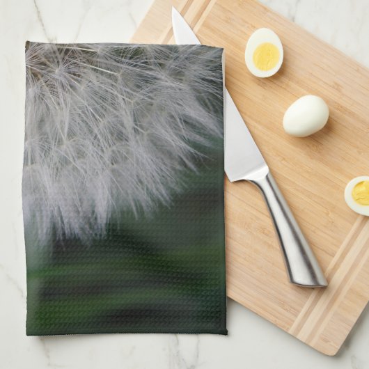 Zaaien Paardebloem Bloem Keukenhanddoek (Quarter Fold)
