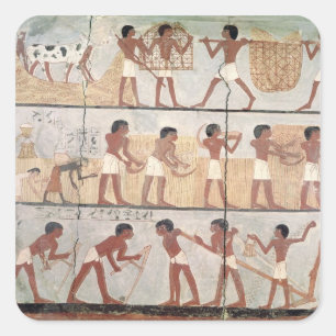 zaaigoed van de tomb van Unsou Vierkante Sticker