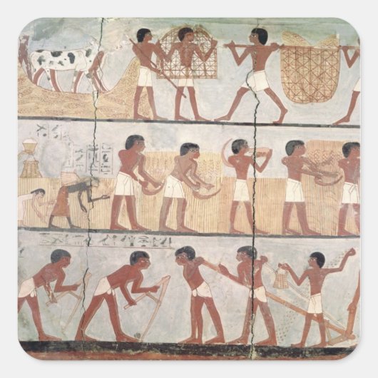 zaaigoed van de tomb van Unsou Vierkante Sticker (Voorkant)