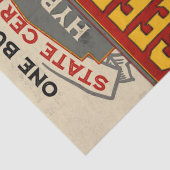 Zaaikorn  stijl voederzak tissuepapier (Detail)