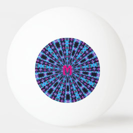 Zaailichten in een Midnight Sky met Monogram Lette Pingpongbal