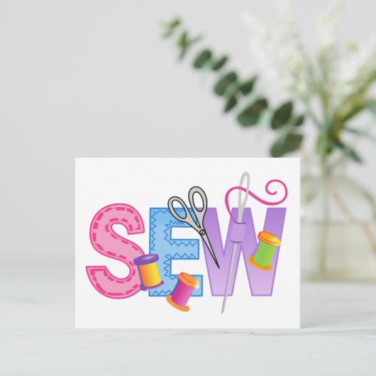 ZaaiMontage Briefkaart (Staand voorkant)