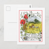 Zaaitijd en Oogst Briefkaart (Voorkant / Achterkant)