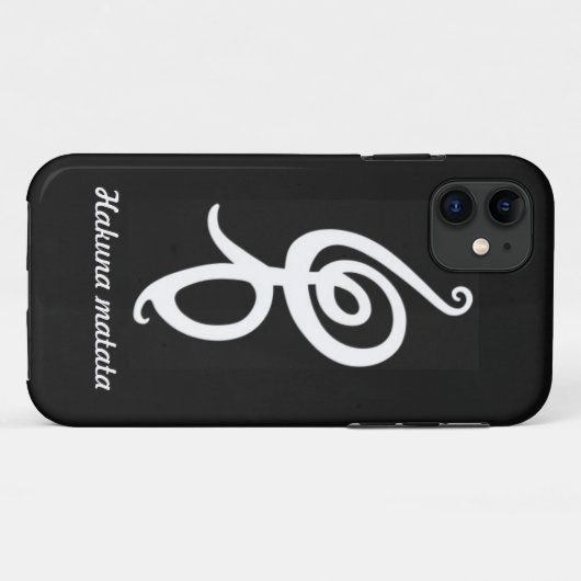 zaak-Hakuna matata Case-Mate iPhone Case (Achterkant (horizontaal))