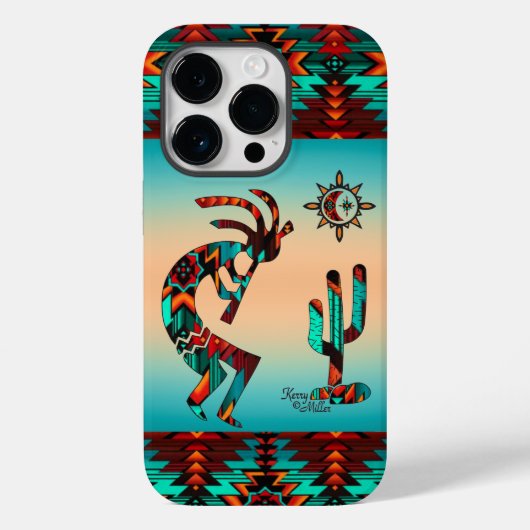 zaak Southwest Kokopelli iPhone Case-Mate iPhone Case (Achterkant)