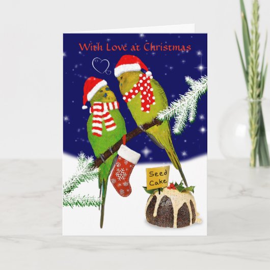 Zaakeker Kerstkaart (Bewerk Je Eigen Bericht) Kaart (Voorkant)