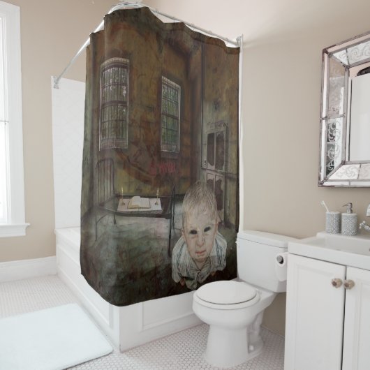 Zaal 13 - Het padgordijn Douchegordijn (In situ)