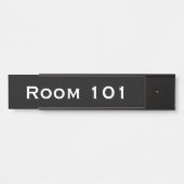 Zaal Aantal Deuren Onderteken Hotel Kantoor Deurbordje (Voorkant)