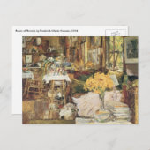 Zaal bloemen van Childe Hassam, Kunst Briefkaart (Voorkant / Achterkant)