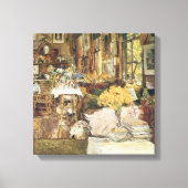 Zaal bloemen van Childe Hassam,  Kunst Canvas Afdruk (Voorkant)