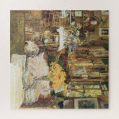 Zaal bloemen van Childe Hassam,  Kunst Legpuzzel (Horizontaal)