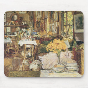 Zaal bloemen van Childe Hassam,  Kunst Muismat