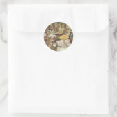 Zaal bloemen van Childe Hassam,  Kunst Ronde Sticker (Tas)