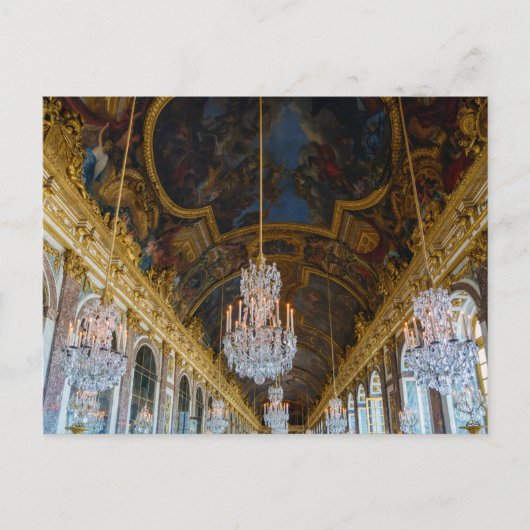 Zaal der Spiegel in het Kasteel van Versailles Briefkaart (Voorkant)
