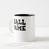 Zaal faam tweekleurige koffiemok (Voorkant links)