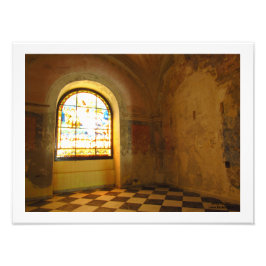 Zaal in de kathedraal van San Juan Bautista Foto Afdruk