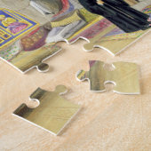 Zaal in een Armeens Convent in Jeruzalem (kleur) Legpuzzel (Zijkant)