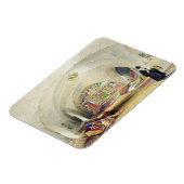 Zaal in een Armeens Klooster in Jeruzalem (kleur) Magneet (Linkerzijde)