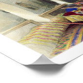 Zaal in een Armeens Klooster in Jeruzalem (kleur) Poster (Hoek)