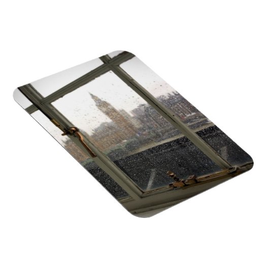 Zaal met een Uitzicht - Big Ben - London Magnet Magneet (Rechterzijde)