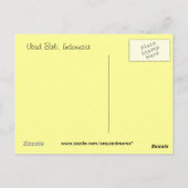 Zaal met een uitzicht, Ubud, Bali Indonesia Briefkaart (Achterkant)