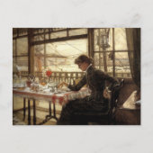 Zaal met een Uitzicht van de haven Briefkaart (Voorkant)