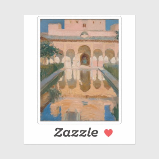 Zaal van de Ambassadeurs, Alhambra, Granada Sticker (Vel)