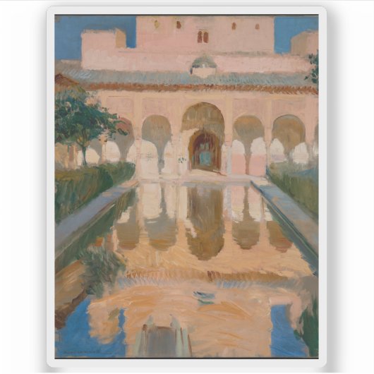 Zaal van de Ambassadeurs, Alhambra, Granada Sticker (Voorkant)