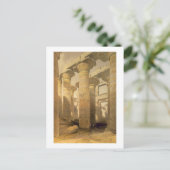 Zaal van Kolommen, Karnak, van "Egypte en Nubia", Briefkaart (Staand voorkant)