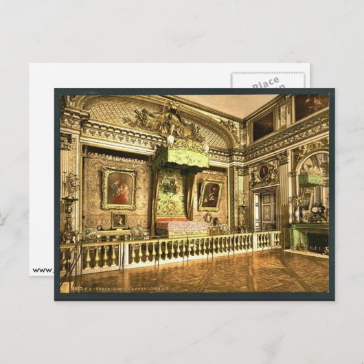 Zaal van Louis XIV, Versailles, Frankrijk klassiek Briefkaart (Voorkant / Achterkant)