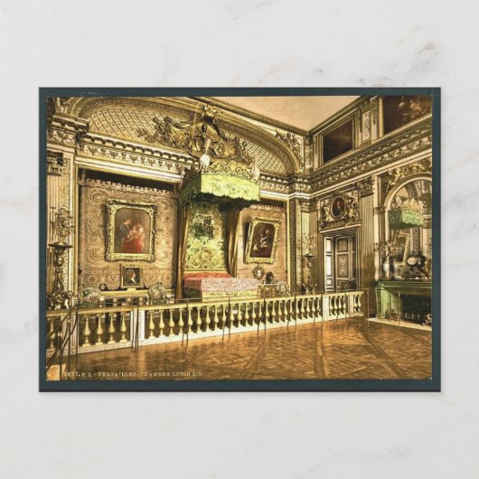 Zaal van Louis XIV, Versailles, Frankrijk klassiek Briefkaart (Voorkant)